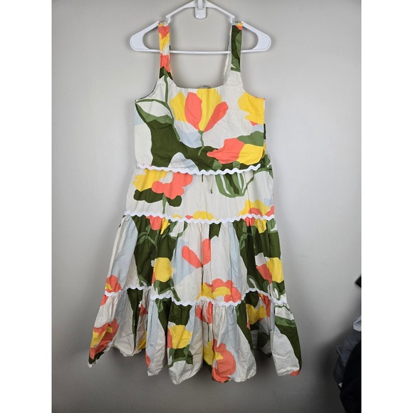 CeCe Dresses & Skirts - CeCe Womens Floral 2 Piece Set Crop Top Tiered Maxi Skirt Multicolor Size‎ M